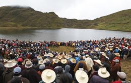 The 5bn Conga project demands emptying Lake Perol 
