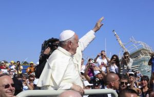 Pope Francis first trip beyond the Rome area 