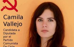 Camila Vallejo, since 2011 a permanent headache for the conservative coalition of President Piñera