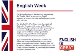 The competition is part of the English Week, which will run in September 