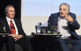 Raul Castro has visited Uruguay, but for Mujica it’s his first to Cuba as president 