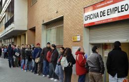 However under 25 unemployment in Spain remains dramatic: 56%