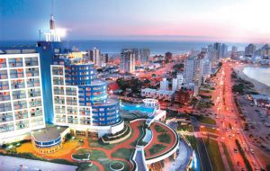 Argentines normally flock to Uruguayan beaches in summer months 