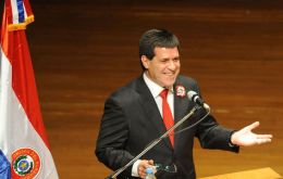 President elect Horacio Cartes will be inaugurated on 15 August 