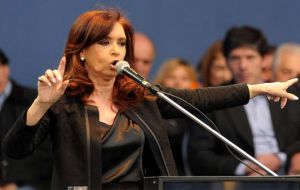 Cristina Fernandez emphasizes she’s still the president of Argentina 