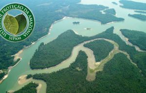 The resources rich Amazon basin has influence over most of South America