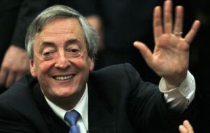 One of the dams will be named after President Nestor Kirchner 