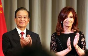 Cristina Fernandez said the winning consortium would finance the entire project.