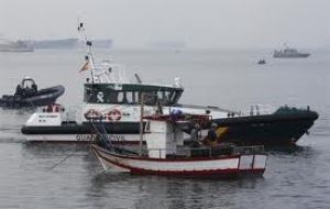 Several coast guard vessels from both sides in one of the many recent incidents 