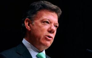 Santos announced any peace accord if reached will face a referendum  