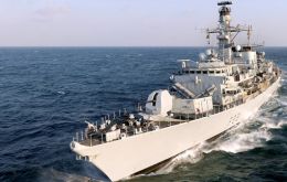 The frigate Type 23HMS Argyll is expected at her Devonport home in September after seven months deployment in the South Atlantic.