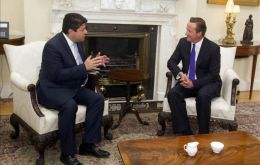 Chief Minister Picardo receives the support at 10 Downing Street   