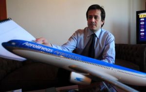 Aerolineas CEO Recalde insists it is not easy to operate in the Chilean market 