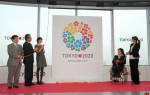 The Japanese logo for 2020
