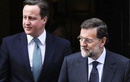 The Spanish leader met twice face to face with Cameron on the margins of the G20 summit  