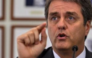 The European economy has not recovered as expected said WTO chief 