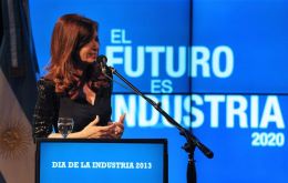 President Cristina Fernandez says talks must take into account Argentina’s re-industrialization process 