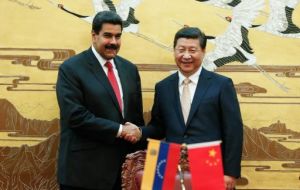 The two leaders also agreed to a joint venture to exploit petroleum in the Orinoco basin 