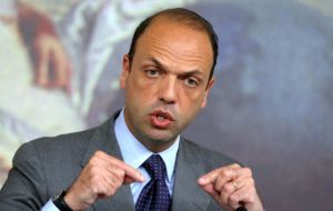 Alfano was cast as Brutus, putting the wider interest of the state over his loyalty to Berlusconi's Caesar