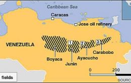 Lukoil is part of the Junin-6 consortium developing heavy oil in the Orinoco basin