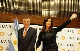 “We will not be watching with our arms folded”, said President Cristina Fernandez 