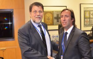 Argentina’s Economy minister Lorenzino and WB Vice-President for Latam and Caribbean, Hasan Tuluy.