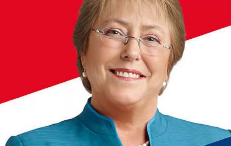 Former president Michelle Bachelet leads comfortably in opinion polls 