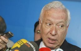 Garcia-Margallo was asked for an easing of border controls with Gibraltar 