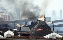 The fire ignited 180,000 tons of sugar - roughly 10% of Brazil's monthly sugar exports