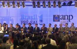 A consortium led by Petrobras with Shell, Total and two Chinese companies were the winners