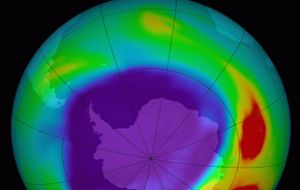 In Rio Gallegos the UV intensity index has jumped from four to ten, according to Spain's Atmospheric research  