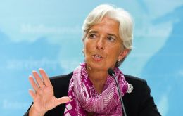 Managing director Lagarde must report to the Fund's executive board by next Wednesday on Argentina's progress