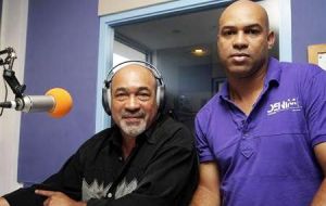 President Bouterse and Dino Bouterse 