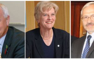 Mike Summers, Phyl Rendell and Dr. Elsby make up the new Executive Council 