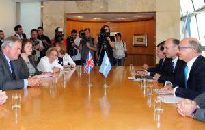 The UK delegation visited Congress and in the afternoon met with foreign minister Timerman 