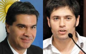 Capitanich, cabinet chief and Kicillof, Economy minister 