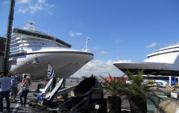 An estimated 240 cruise calls are expected this year between Montevideo and Punta del Este 
