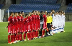 The Gibraltar football team managed a very encouraging draw 0-0 with Slovakia