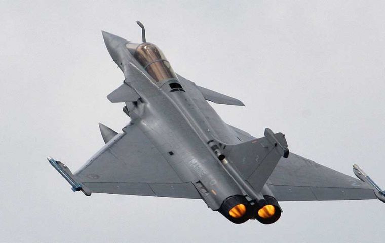 France is pushing for the Rafale, a negotiation started under ex president Sarkozy 