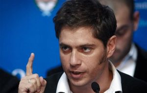 Kicillof: “it's basically a voluntary price agreement between the national government and the sector's main actors” 