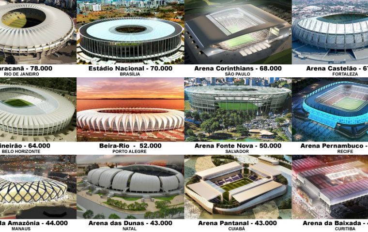 Brazil inaugurate Manaus' World Cup stadium