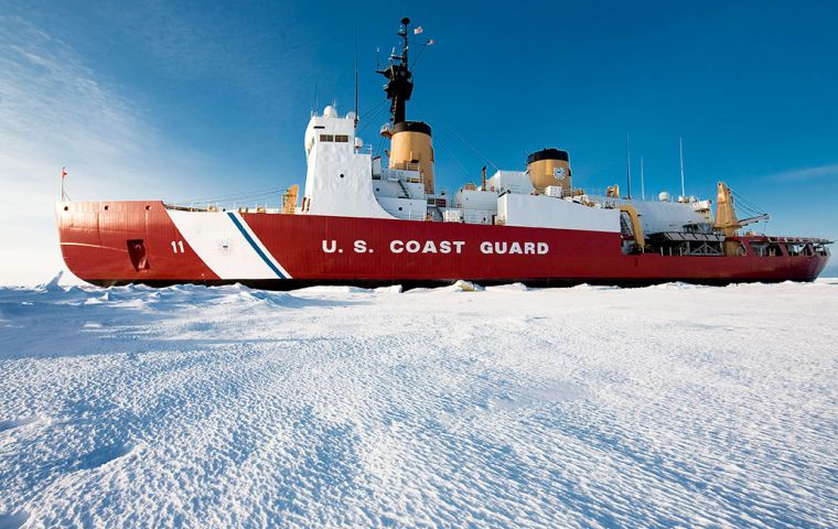 The Polar Star is expected to reach the ice packed Commonwealth Bay 