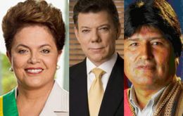 Dilma, Santos, Morales, running for re-election 