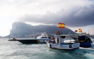  One of the many incidents involving the Guardia Civil and Gibraltar police