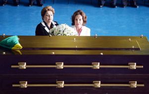 Last November Goulart remains were buried with full state honors, Rousseff heading the ceremony  