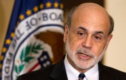 Bernanke is stepping down next February first 
