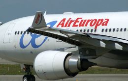 Madrid based Air Europa has suspended ticket sales from Venezuela 