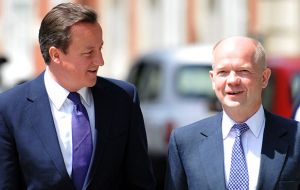 Cameron and Hague accused of “have been hostage by the militant Tory wing”