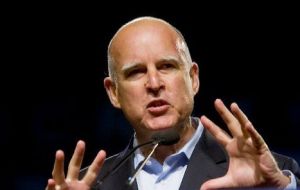 Governor Jerry Brown does not support a ban on fracking and insists the new law is rigorous.