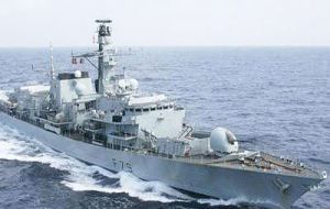The type 23 frigate underwent a whole year upkeep period followed by extensive sea trials